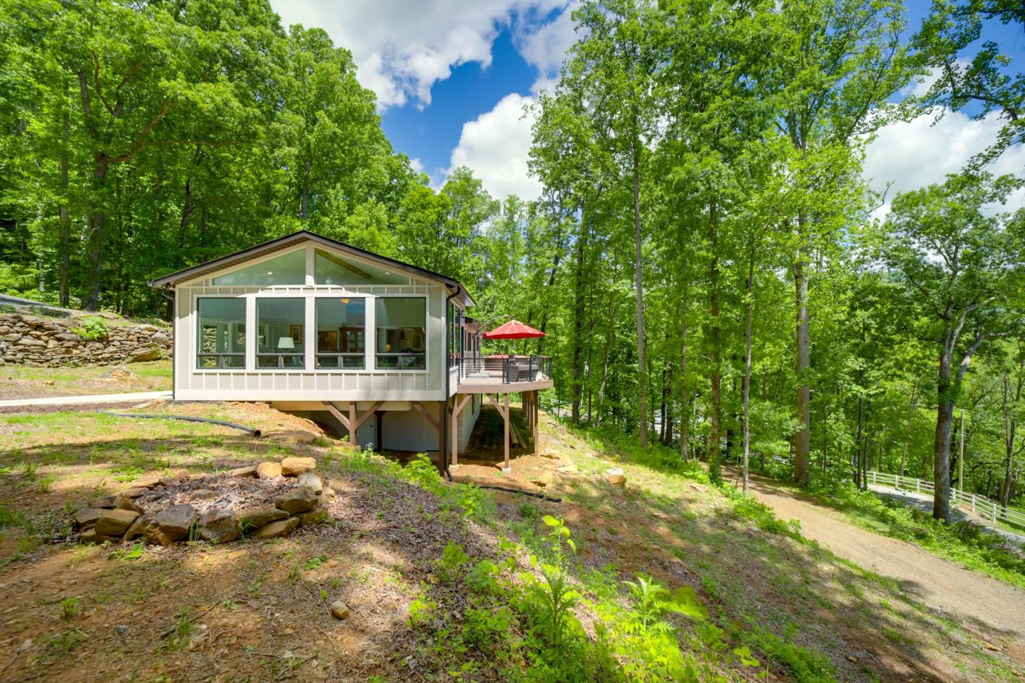 Вилла Remote Smoky Mtn Escape With Views And Trail Access! Cullowhee Экстерьер фото