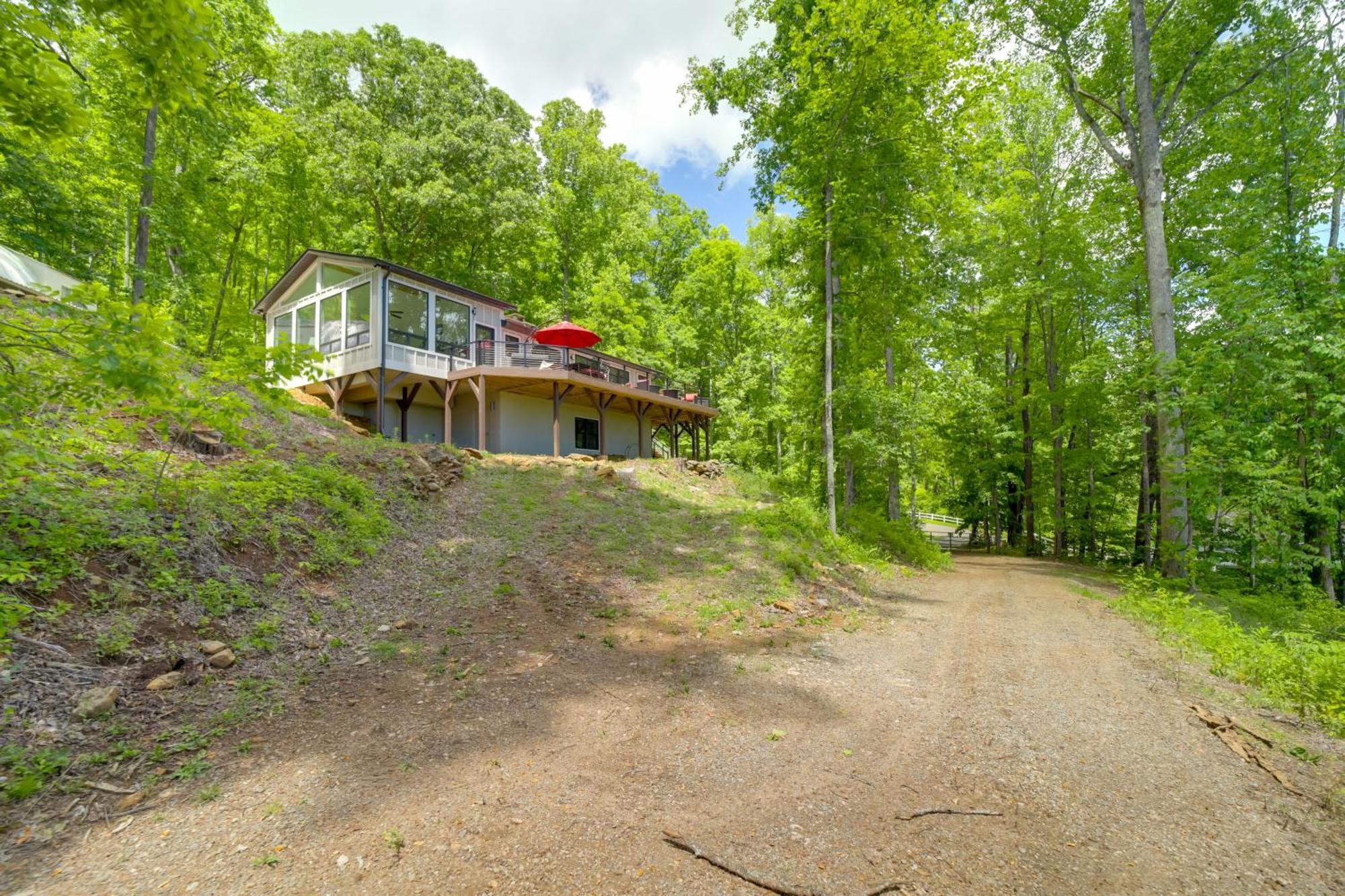 Вилла Remote Smoky Mtn Escape With Views And Trail Access! Cullowhee Экстерьер фото